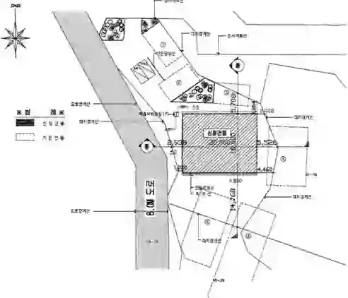 (사)한국장애인연맹 배치도 이미지